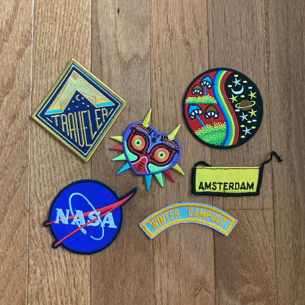 Assorted Iron-On Badges